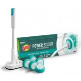 3M Scotch-Brite Power Scour Toilet Cleaning System 559-PS-SK-4 w/ 5 Scrub Pads
